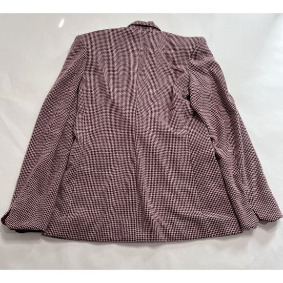 Charlotte Blaz Blazer in Pink Brown Houndstooth - Picture 3 of 3